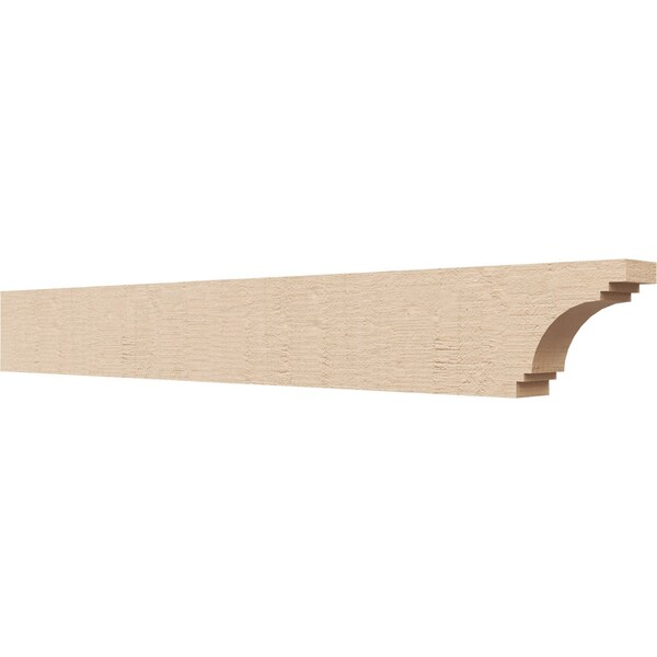 Ekena Millwork 2in. W x 4in. H x 32in. L Pescadero Woodgrain TimberThane Rafter Tail, Primed Tan RFTUR02X04X32PECRCPR - main